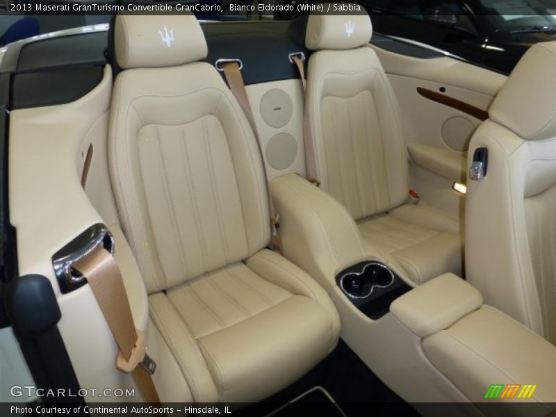 Rear Seat of 2013 GranTurismo Convertible GranCabrio