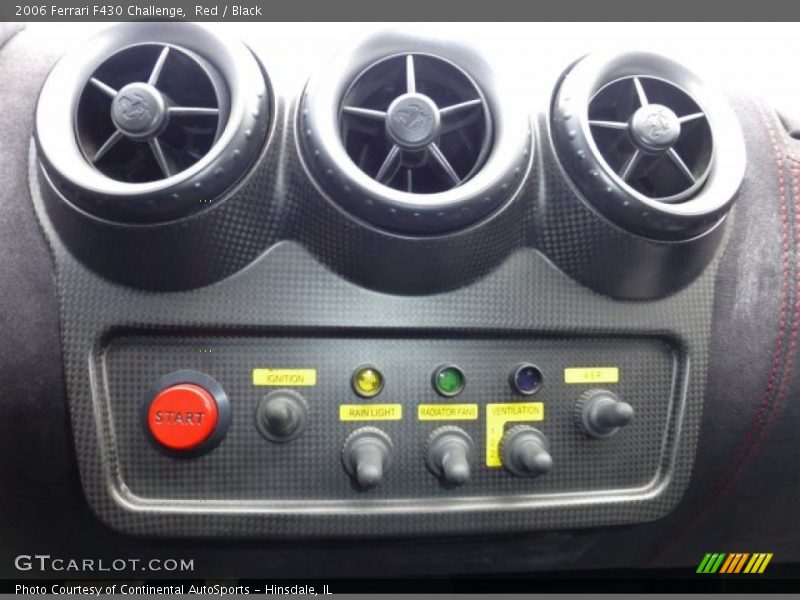 Controls of 2006 F430 Challenge