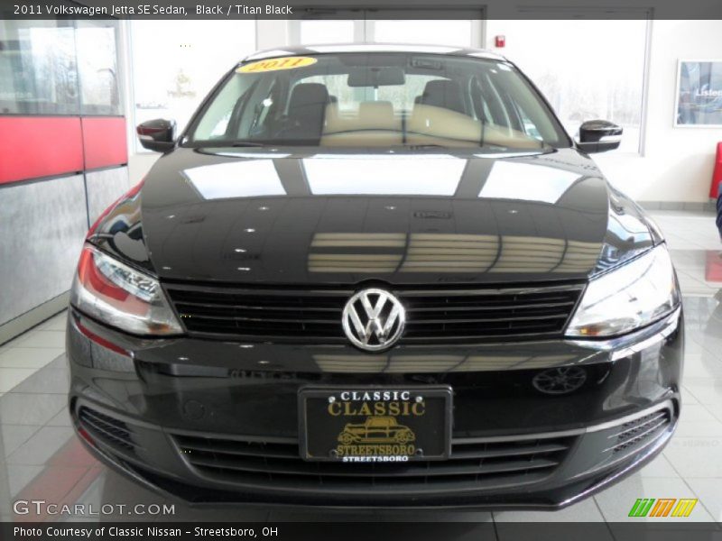 Black / Titan Black 2011 Volkswagen Jetta SE Sedan