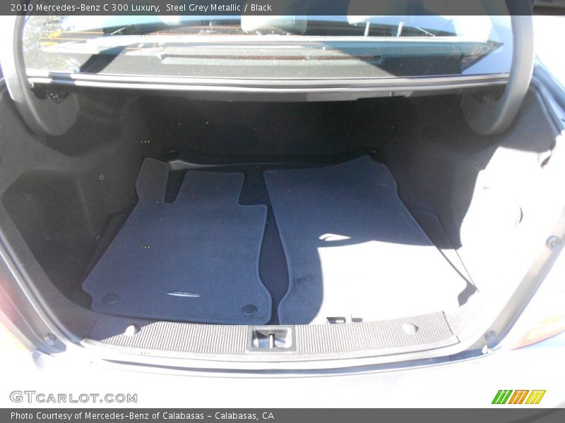 Steel Grey Metallic / Black 2010 Mercedes-Benz C 300 Luxury