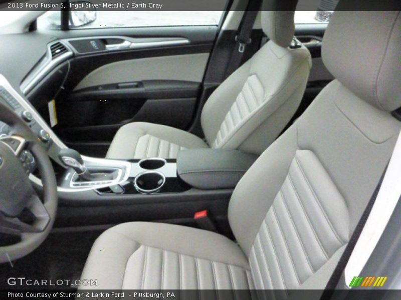 Ingot Silver Metallic / Earth Gray 2013 Ford Fusion S