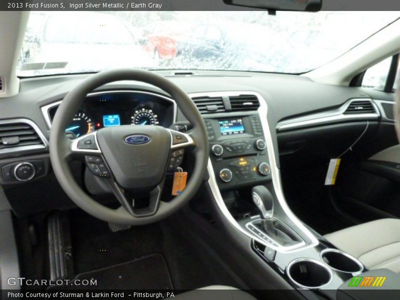 Ingot Silver Metallic / Earth Gray 2013 Ford Fusion S