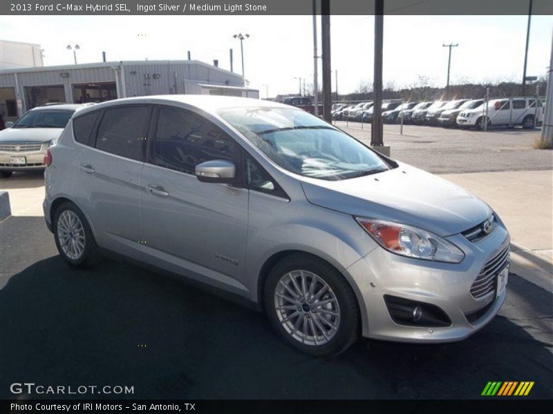 Ingot Silver / Medium Light Stone 2013 Ford C-Max Hybrid SEL