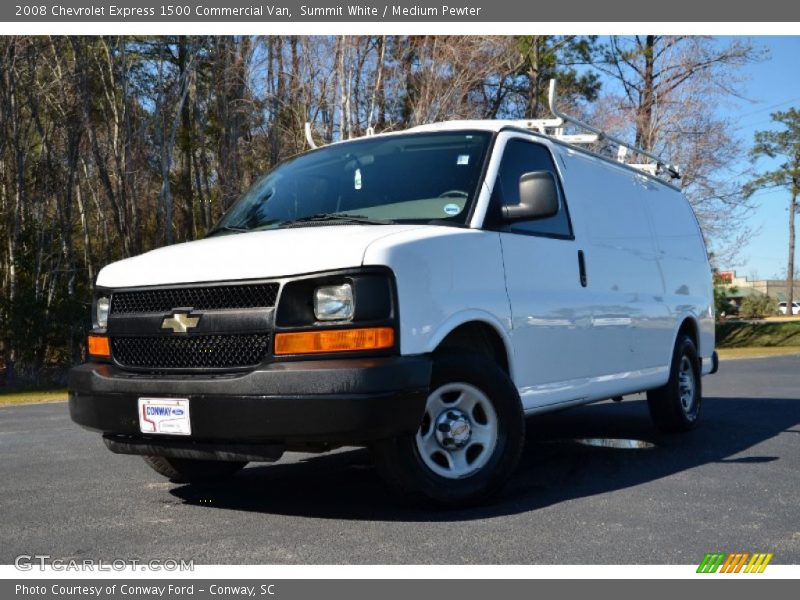 Summit White / Medium Pewter 2008 Chevrolet Express 1500 Commercial Van