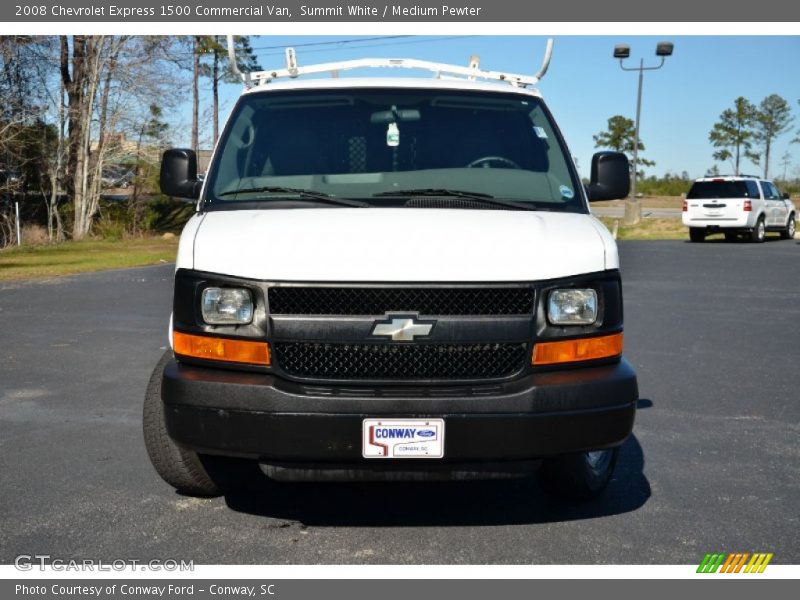 Summit White / Medium Pewter 2008 Chevrolet Express 1500 Commercial Van