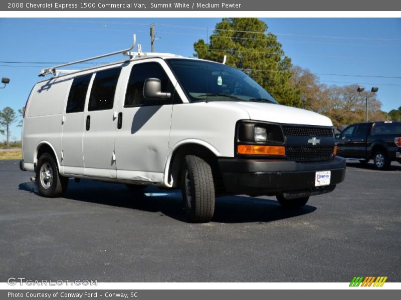 Summit White / Medium Pewter 2008 Chevrolet Express 1500 Commercial Van