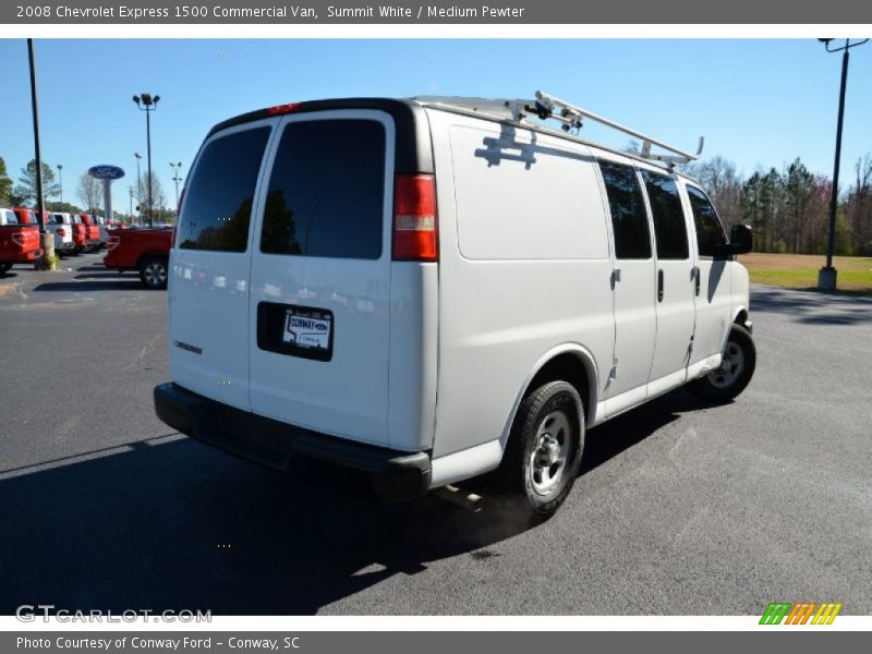 Summit White / Medium Pewter 2008 Chevrolet Express 1500 Commercial Van