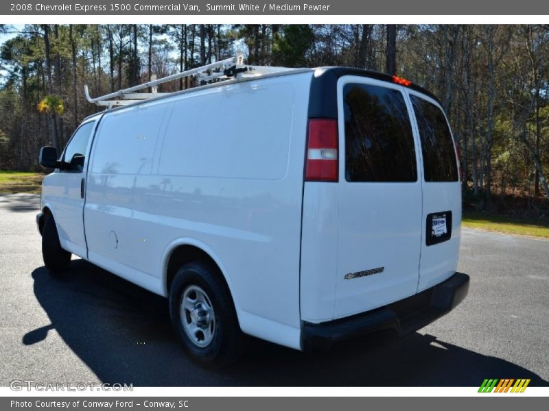 Summit White / Medium Pewter 2008 Chevrolet Express 1500 Commercial Van