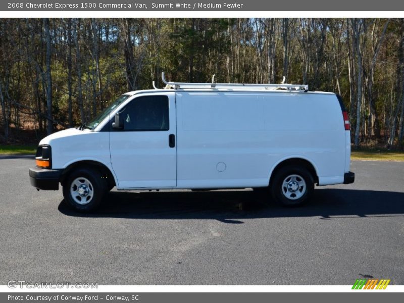 Summit White / Medium Pewter 2008 Chevrolet Express 1500 Commercial Van