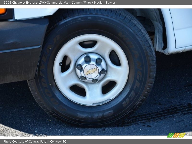 Summit White / Medium Pewter 2008 Chevrolet Express 1500 Commercial Van