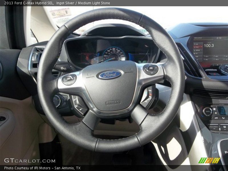 Ingot Silver / Medium Light Stone 2013 Ford C-Max Hybrid SEL