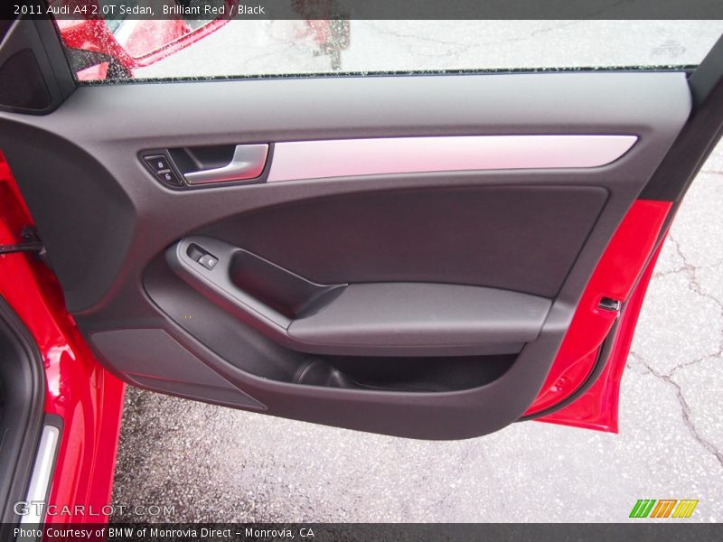Brilliant Red / Black 2011 Audi A4 2.0T Sedan
