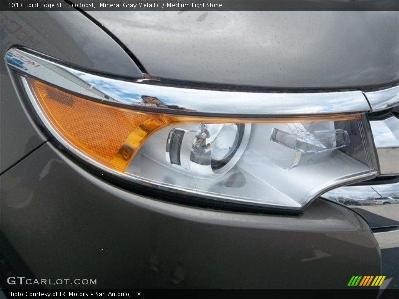 Mineral Gray Metallic / Medium Light Stone 2013 Ford Edge SEL EcoBoost