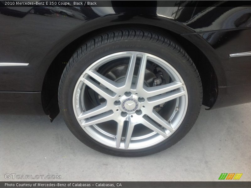 Black / Black 2010 Mercedes-Benz E 350 Coupe