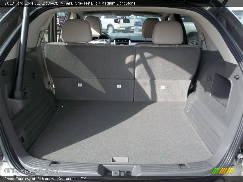 Mineral Gray Metallic / Medium Light Stone 2013 Ford Edge SEL EcoBoost