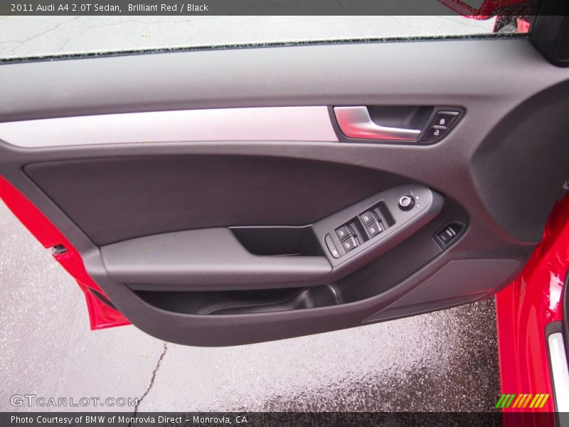Brilliant Red / Black 2011 Audi A4 2.0T Sedan