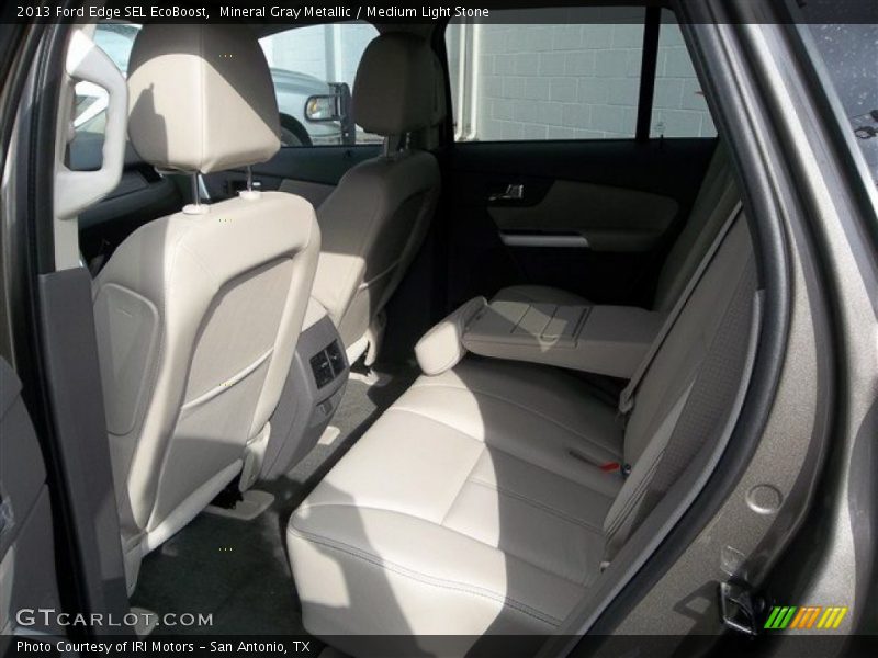 Mineral Gray Metallic / Medium Light Stone 2013 Ford Edge SEL EcoBoost