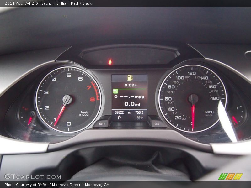  2011 A4 2.0T Sedan 2.0T Sedan Gauges