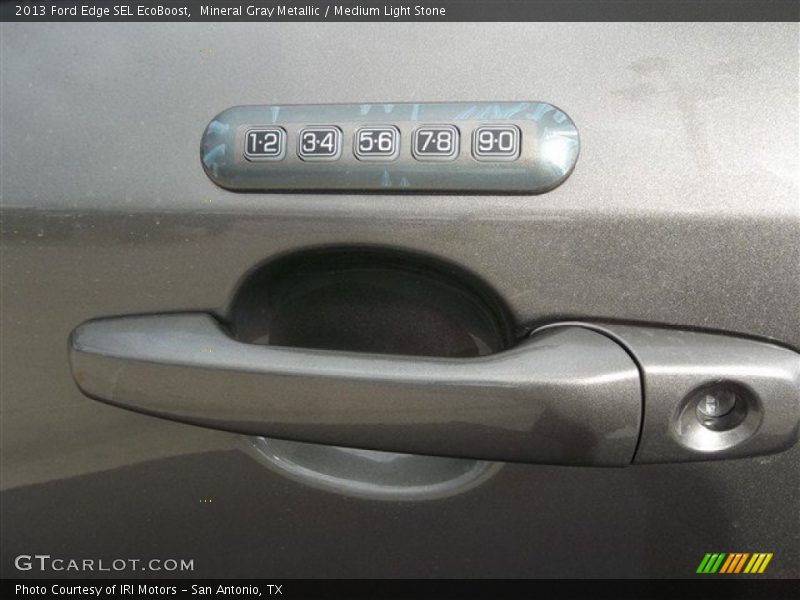 Mineral Gray Metallic / Medium Light Stone 2013 Ford Edge SEL EcoBoost