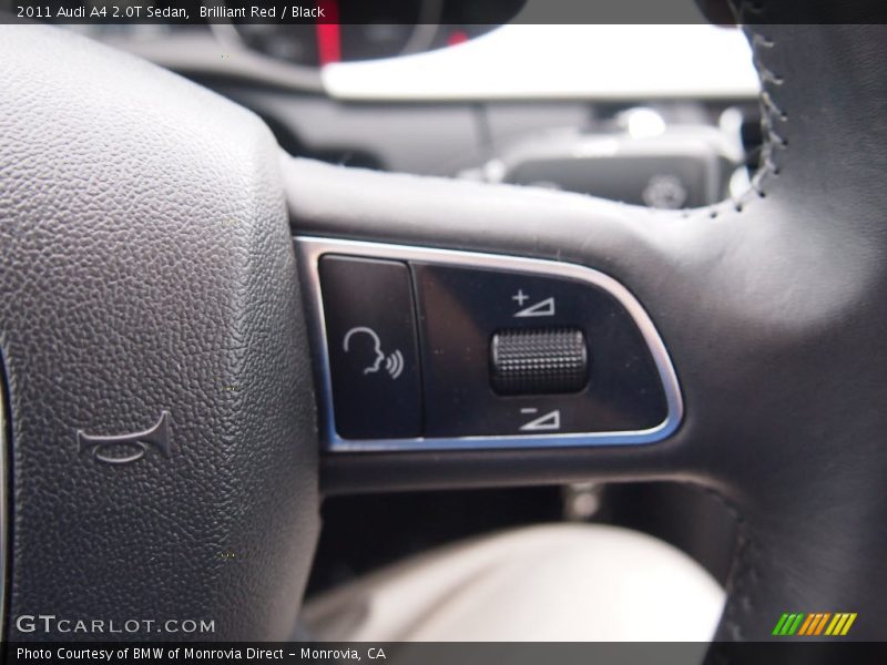 Brilliant Red / Black 2011 Audi A4 2.0T Sedan