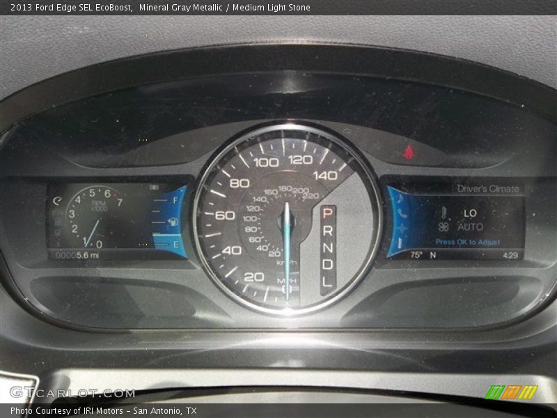 Mineral Gray Metallic / Medium Light Stone 2013 Ford Edge SEL EcoBoost