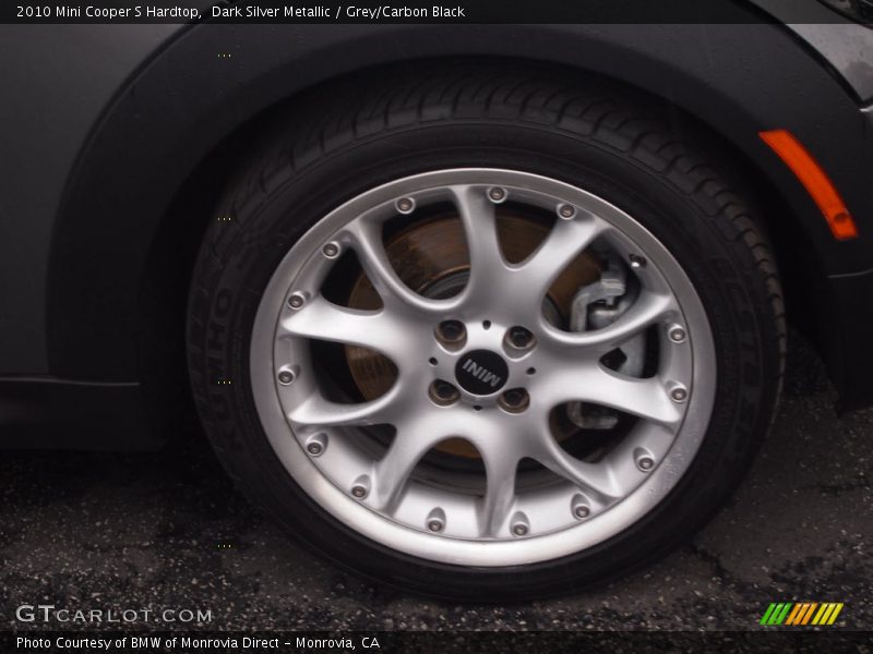 Dark Silver Metallic / Grey/Carbon Black 2010 Mini Cooper S Hardtop