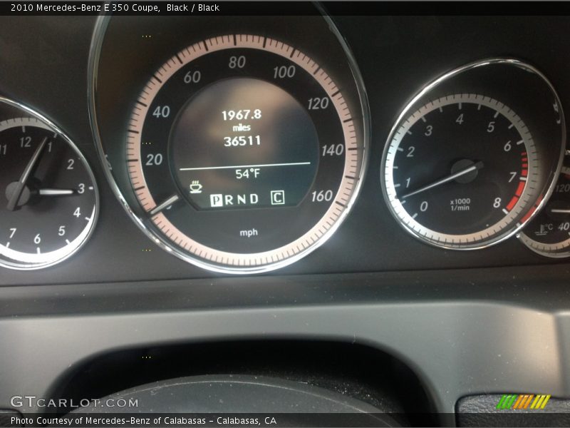 Black / Black 2010 Mercedes-Benz E 350 Coupe