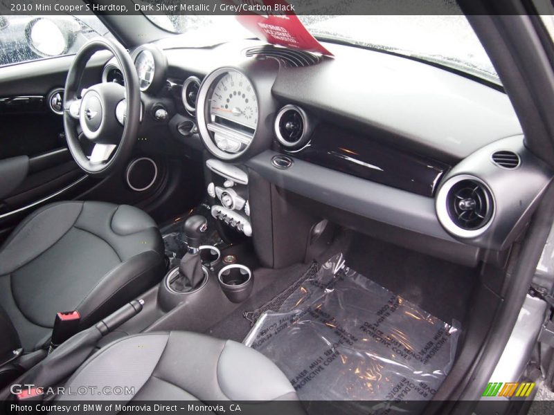 Dark Silver Metallic / Grey/Carbon Black 2010 Mini Cooper S Hardtop