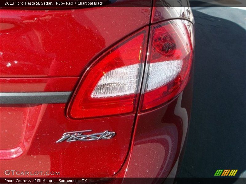 Ruby Red / Charcoal Black 2013 Ford Fiesta SE Sedan
