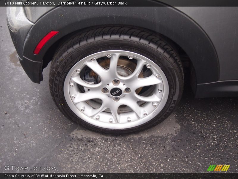 Dark Silver Metallic / Grey/Carbon Black 2010 Mini Cooper S Hardtop