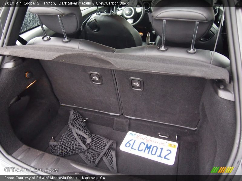 Dark Silver Metallic / Grey/Carbon Black 2010 Mini Cooper S Hardtop