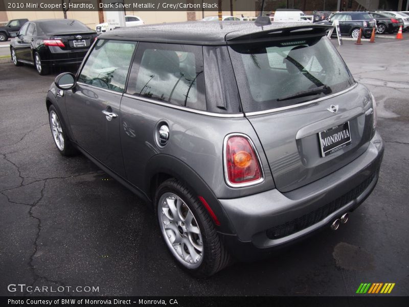 Dark Silver Metallic / Grey/Carbon Black 2010 Mini Cooper S Hardtop