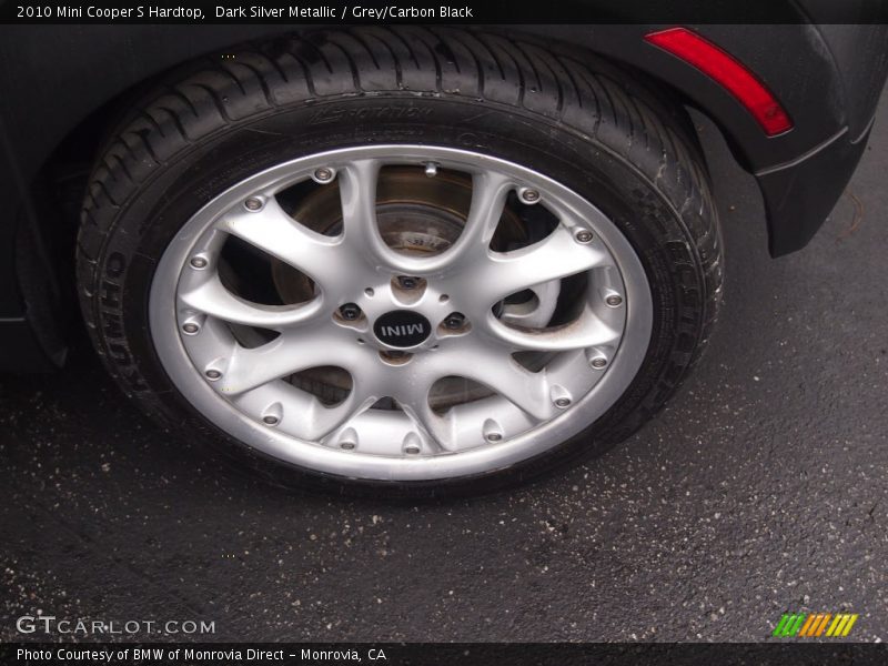 Dark Silver Metallic / Grey/Carbon Black 2010 Mini Cooper S Hardtop