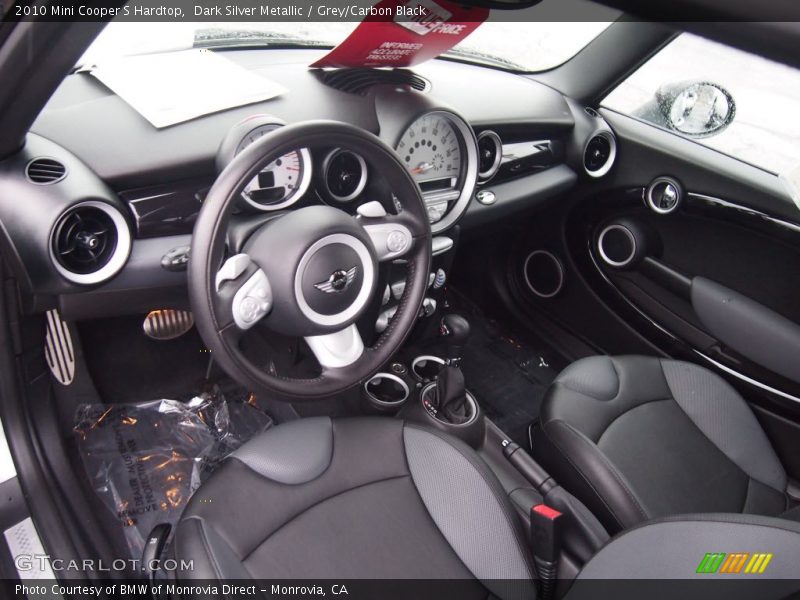 Dark Silver Metallic / Grey/Carbon Black 2010 Mini Cooper S Hardtop