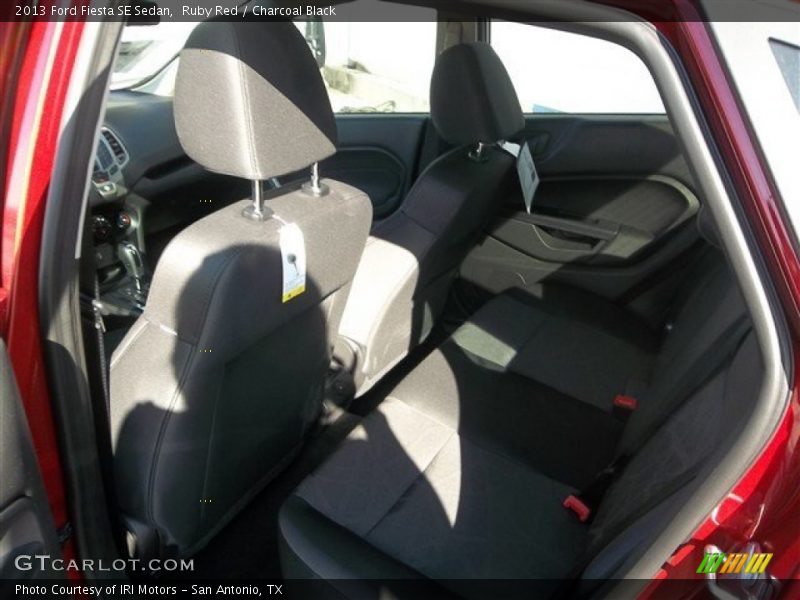 Ruby Red / Charcoal Black 2013 Ford Fiesta SE Sedan