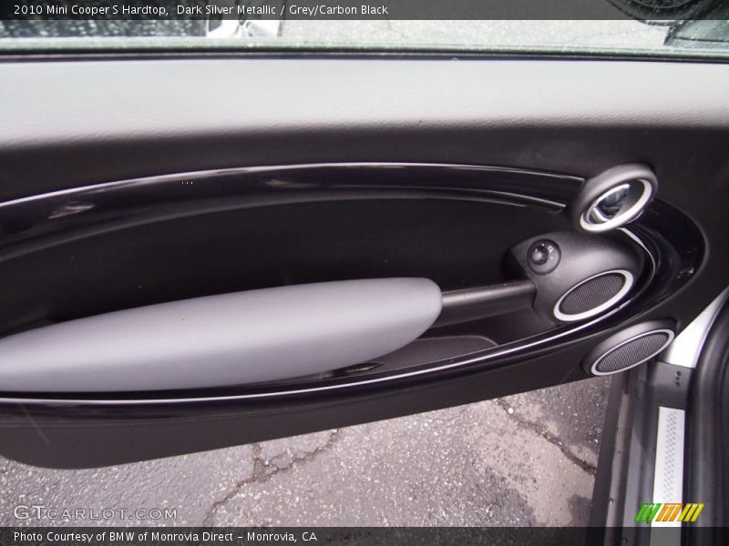 Dark Silver Metallic / Grey/Carbon Black 2010 Mini Cooper S Hardtop