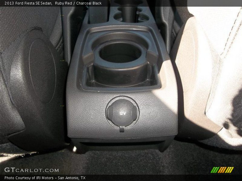 Ruby Red / Charcoal Black 2013 Ford Fiesta SE Sedan