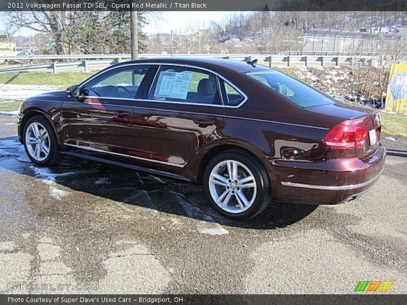 Opera Red Metallic / Titan Black 2012 Volkswagen Passat TDI SEL