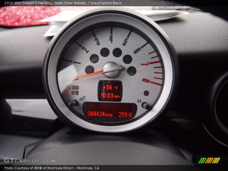 Dark Silver Metallic / Grey/Carbon Black 2010 Mini Cooper S Hardtop