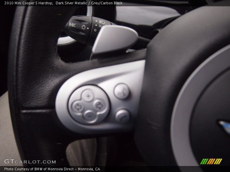 Dark Silver Metallic / Grey/Carbon Black 2010 Mini Cooper S Hardtop