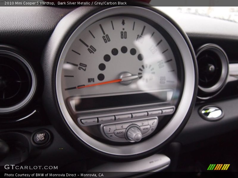 Dark Silver Metallic / Grey/Carbon Black 2010 Mini Cooper S Hardtop
