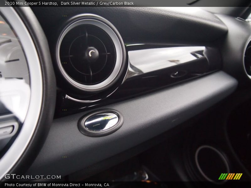 Dark Silver Metallic / Grey/Carbon Black 2010 Mini Cooper S Hardtop