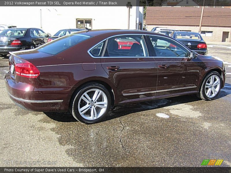 Opera Red Metallic / Titan Black 2012 Volkswagen Passat TDI SEL