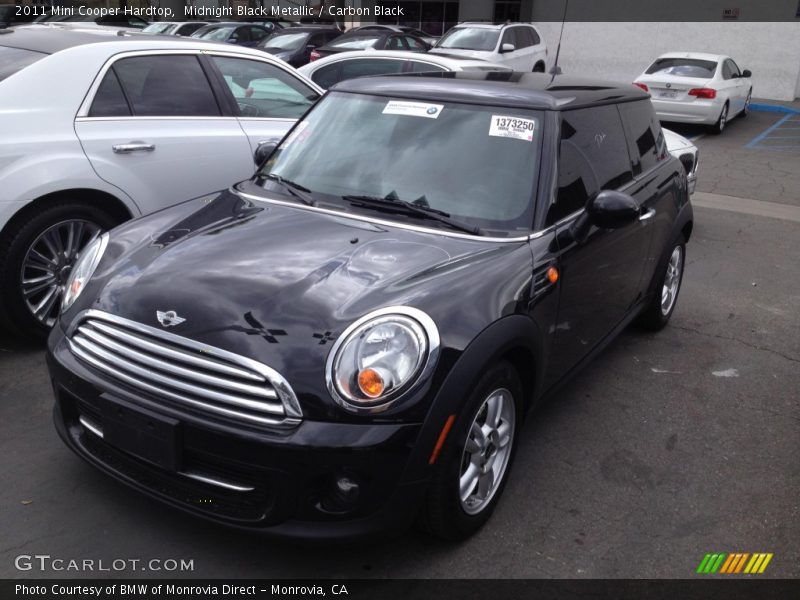 Midnight Black Metallic / Carbon Black 2011 Mini Cooper Hardtop