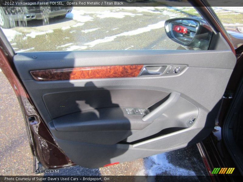 Opera Red Metallic / Titan Black 2012 Volkswagen Passat TDI SEL