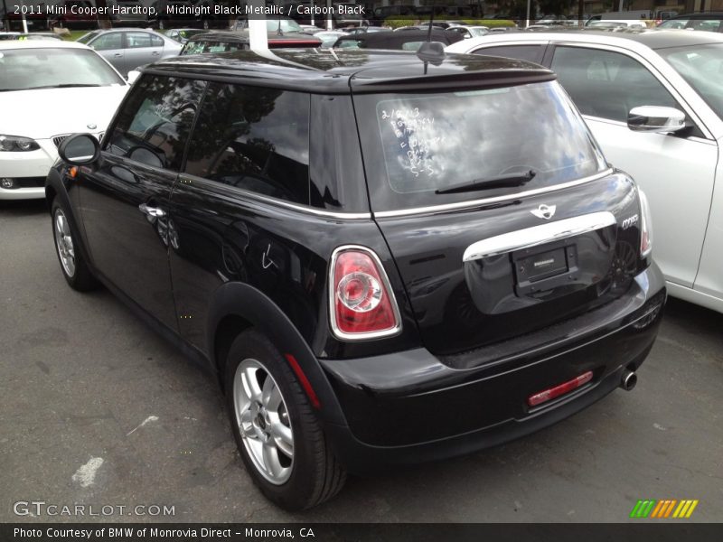 Midnight Black Metallic / Carbon Black 2011 Mini Cooper Hardtop