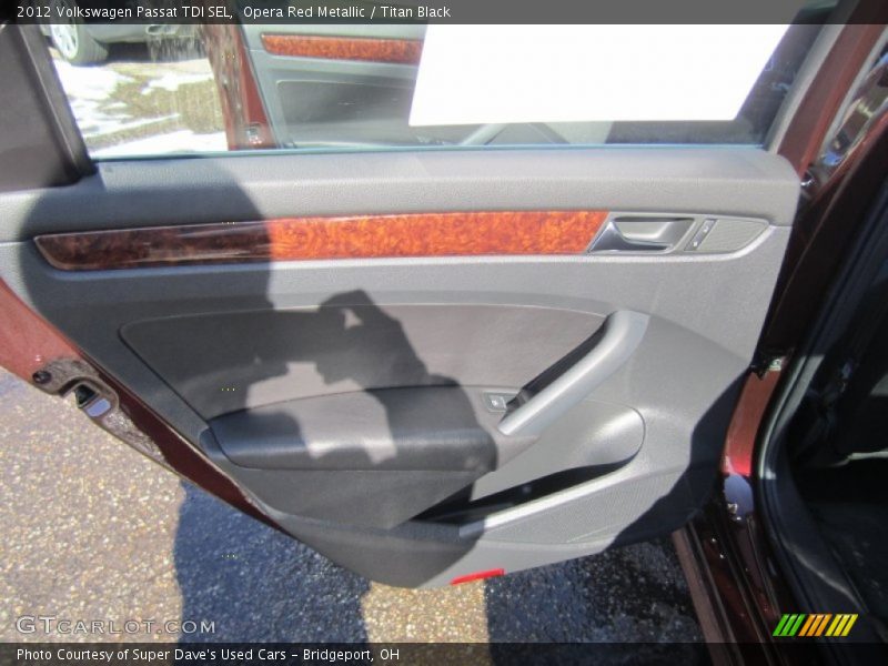 Opera Red Metallic / Titan Black 2012 Volkswagen Passat TDI SEL