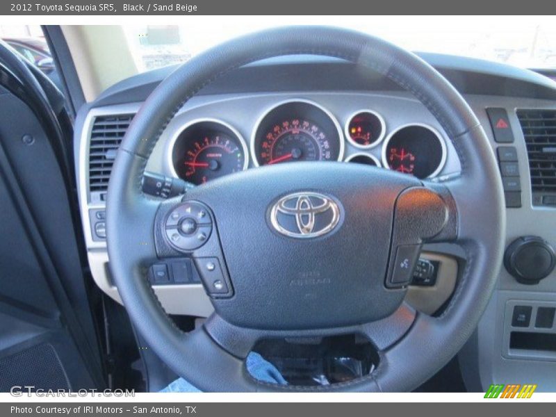 Black / Sand Beige 2012 Toyota Sequoia SR5