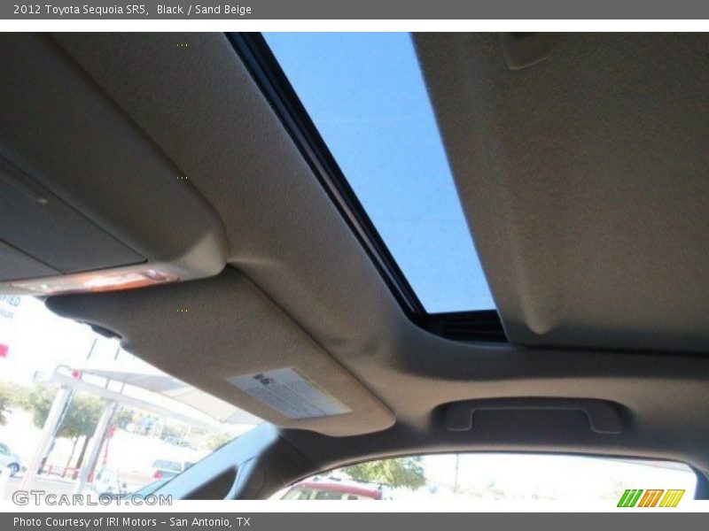 Black / Sand Beige 2012 Toyota Sequoia SR5
