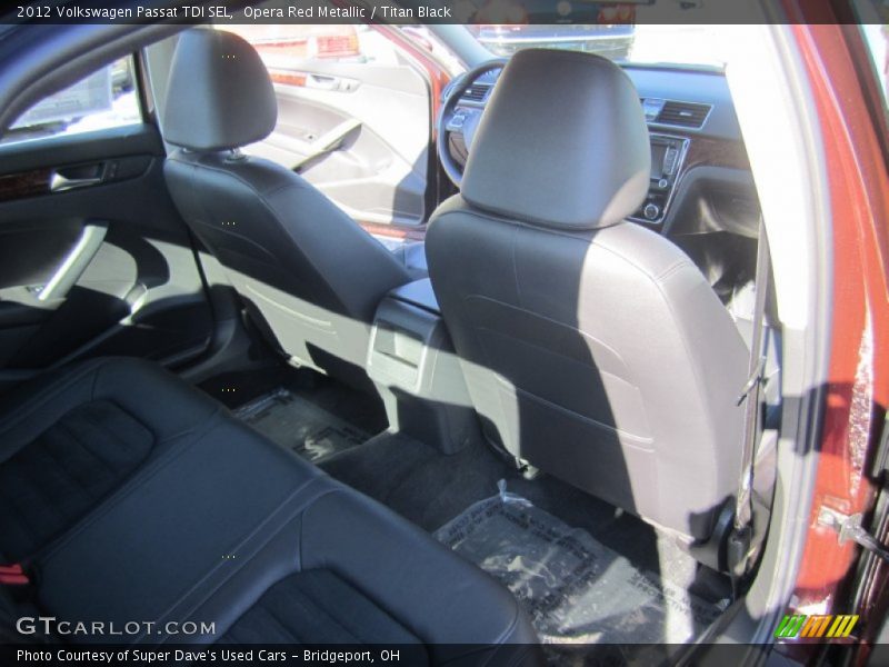 Opera Red Metallic / Titan Black 2012 Volkswagen Passat TDI SEL